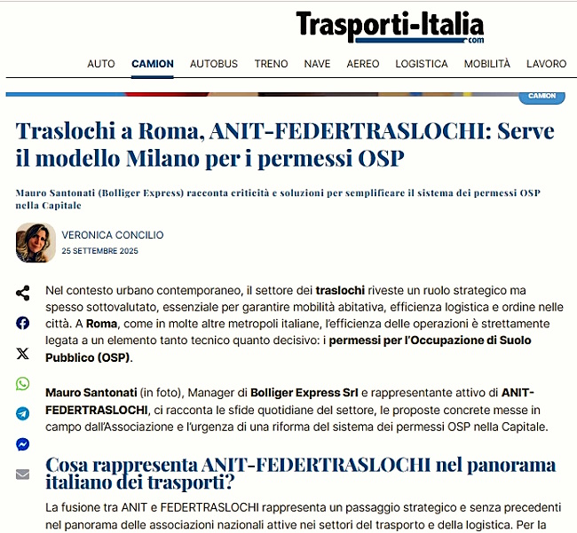 Featured image for “Mauro Santonati intervistato da Trasporti-Italia”